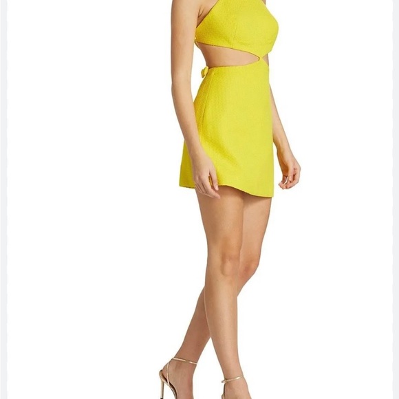 Alexis chella dress in yellow altered to a size small 2-4 - Picture 3 of 4